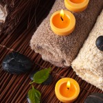 zen massage therapy with hot stones