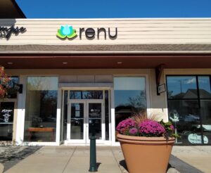 Renu exterior sign